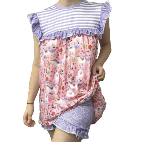 Unicorns Ruffle Sleeve Dress second image