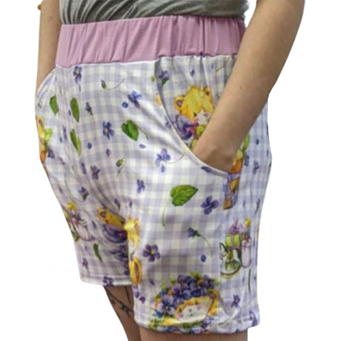 Lilac Spring Bears Shorts second image