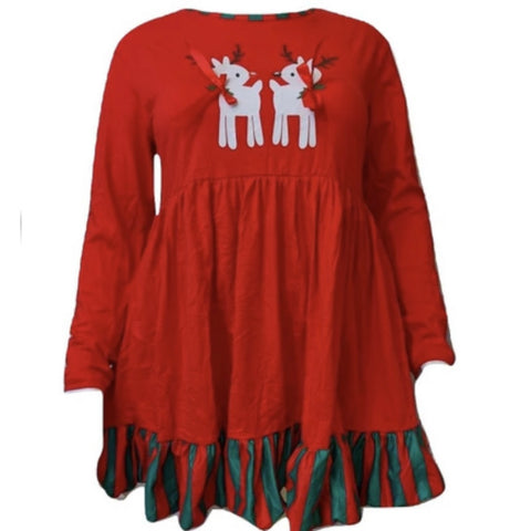 Lil Reindeer Christmas Dress second image
