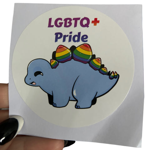 Pride Dinosaur Vinyl Sticker Variety second image