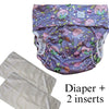  Diaper Cover & 2 Four-Layer Inserts
