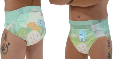 Tykables Little Rawrs Adult Diaper Full Pack second image