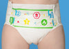ABU PreSchool Plastic 1 Pack Adult Diaper (10 Diapers) Full Pack