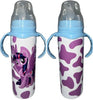 Pony Purple 8oz Stainless Steel Bottle