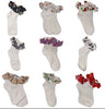 Matching Fabric Ruffle Socks