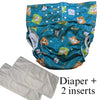  Diaper Cover & 2 Four-Layer Inserts