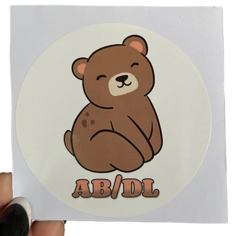 Fall Bear Vinyl Sticker Variety second image
