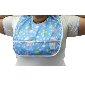 Ducky Bath Time Water Proof Bib with Pocket second image