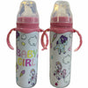 Baby Girl Prancing Ponies 8oz Stainless Steel Bottle