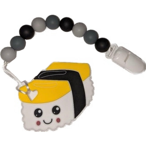 Food Sushi Silicone Teether Chewing Toy Pacifier Clip VARIETY second image