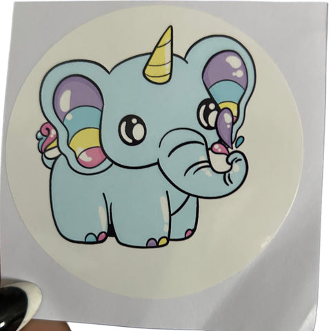 Unicorn Animals Vinyl Sticker Variety second image