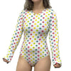 Rainbow Polka Dots Cotton Bodysuit