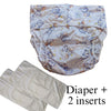  Diaper Cover & 2 Four-Layer Inserts