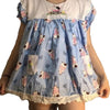 Lil Moo Moo Embroidered Baby Doll Dress
