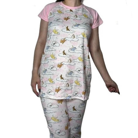 Pink Good Night Bear Pajamas Shirt second image