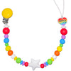Love is Love Silicone Teether Pacifier Clip