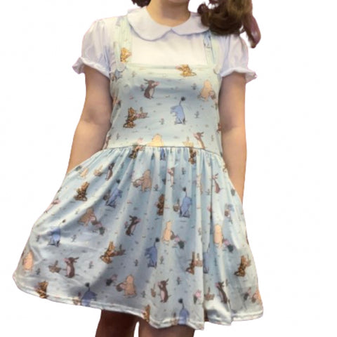 Little Bear Easter Suspender Skirt Dress second image