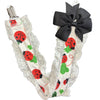 Ladybug Ruffle Deluxe Pacifier Clip