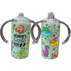 Mommy's Little Boy Veggisaurus 12oz Stainless Steel Sippy Cup
