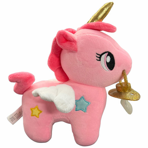 Small Unicorn Stuffie Binkie Buddy second image