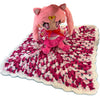 Anime Handmade Crochet Toy Lovey Security Blanket