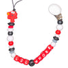 Lil Whore Silicone Teether Pacifier Clip