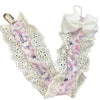 Kawaii Kitties Ruffle Deluxe Pacifier Clip