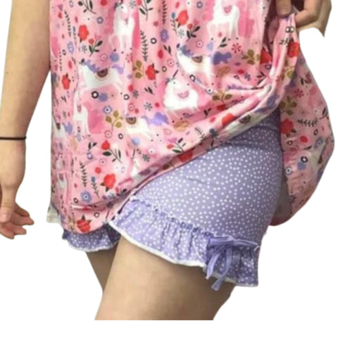 Unicorn Polka Dot Shorts second image