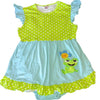 Little Frog Cotton Romper Dress