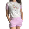 Light Purple Ruffle Shorts*