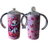 White Kitty 12oz Stainless Steel Sippy Cup