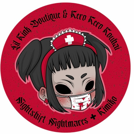 Nightmares Nurse Vinyl Stickers second image