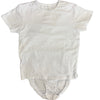 White T-Shirt Cotton Bodysuit