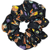 Sloths in Space Handmade Fabric Large Scrunchie