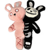 Pink and Black Goth Rabbit Plush Stuffie Toy