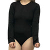 Black Cotton Bodysuit