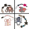Elephant Variety Silicone Chewing Teether