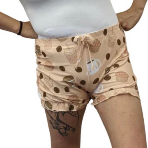Lil Latte Coffee Bloomer Shorts second image
