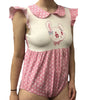 Lil Critters Bunny Cotton Collared Bodysuit