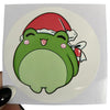 Christmas Frog Vinyl Sticker