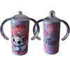 Princess White Kitty 12oz Stainless Steel Sippy Cup