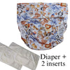  Diaper Cover & 2 Four-Layer Inserts