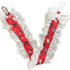 Creepy Cryptids Ruffle Deluxe Pacifier Clip