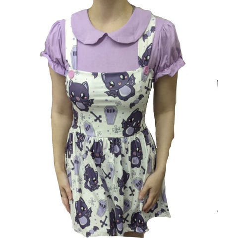 Kawaii Bats Suspender Skirt Dress second image