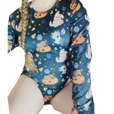 Trick & Treat Kitty Puppy Bodysuit second image