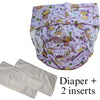  Diaper Cover & 2 Four-Layer Inserts