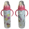 Baby Girl Prancing Ponies 8oz Stainless Steel Bottle