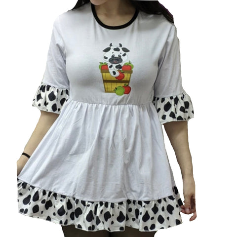 Cow & Apples Dress second image