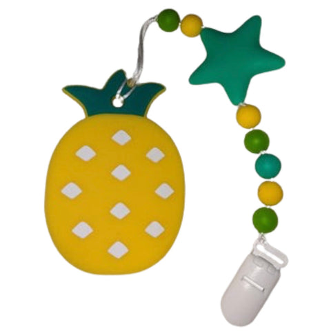 Fruit Silicone Teether Chewing Toy Pacifier Clip VARIETY second image