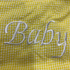 Second Chance XS Yellow & White Embroidered Baby Doll Dress